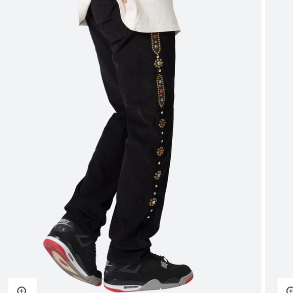 Embellished stud corduroy pants - Picture 1 of 5